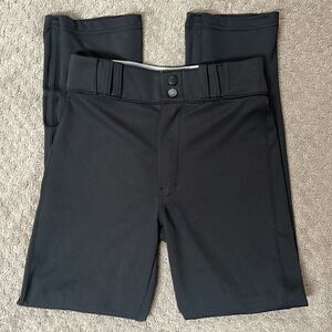 Champro black straight leg baseball pants.  Full length. Size Youth Large.